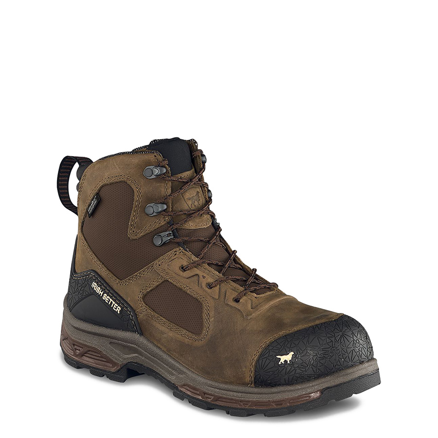 Kasota Men's 6-inch Waterproof Leather Safety Toe Boot