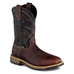 Marshall Men's 11-inch Waterproof Leather Safety Toe Pull-On Boot