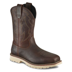 Kittson Men's 11-inch Leather Safety Toe Pull-On Boot